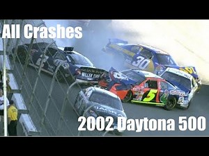 All NASCAR Crashes from the 2002 Daytona 500