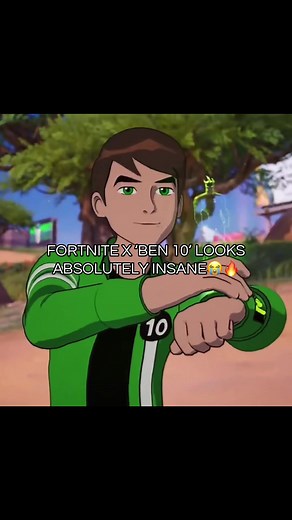 IT’S HERO TIME. #ben10 #ben10ultimatealien #gwentennyson #ben10alienforce #fortnite