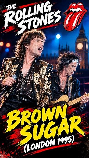 The Rolling Stones - Brown Sugar (London 1995) #rollingstones #mickjagger #keithrichards #rocknroll