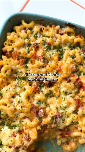 64K views · 148 reactions | ✨ NEW RECIPE: CHICKEN AND CHORIZO MAC AND...