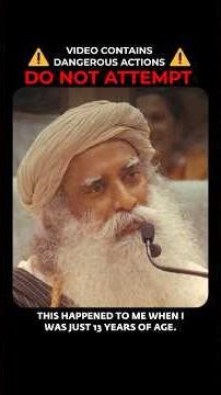 Sadhguru's Experiment with Death | Sadhguru