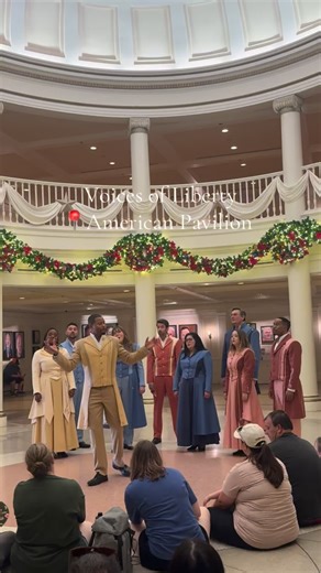 The Voices of Liberty at EPCOT are one of the most beautiful live performances at Walt Disney World. Their harmonies inside the American Pavilion always feel like a reminder of the ideals this country is meant to reflect. A moment rooted in people, community, and hope. If you are exploring EPCOT this holiday season, stop by the American Adventure pavilion and listen for their incredible a cappella performance. Showtimes are listed in the My Disney Experience app, and catching them is such a mean
