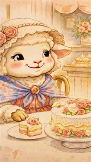 Relaxing Music 🐑 Adorable Sheep Family | Calm Music #cottagecore #cute #relaxingmusic #cozy #lofi