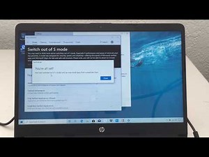 Getting Out of Windows 10 S Mode | 2020 HP 14 inch Laptop 14-DK1003DX