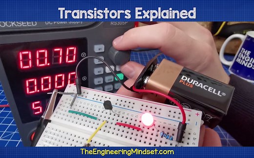 晶体管工作原理讲解(Transistors Explained - How transistors work)