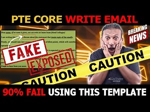 90% Use This and Fail PTE Core: Write Email Template | Edutrainex PTE
