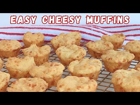 Mini Cheese Muffins | Easy 4 Ingredient Recipe