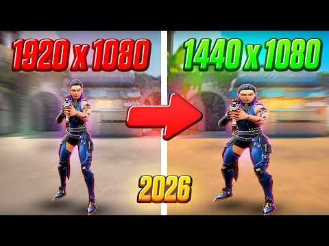 Valorant True Stretched Res Guide 2026 (NO BLACKBARS + ANY GPU)