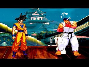 GOKU vs SUPER RYU - The Ultimate Dragon Ball vs Street Fighter