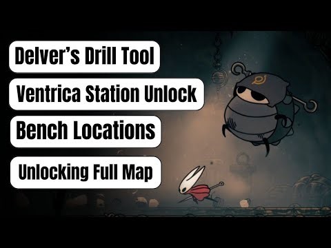 Underworks Walkthrough Guide - Choral Chambers Entry & Delver’s Drill - Hollow Knight Silksong