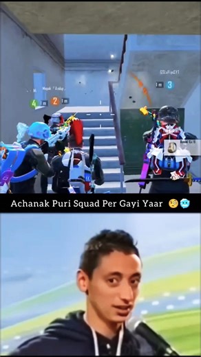 Achanak Puri Squad Per Gayi 🧐🥶 #pubgmobile #pubg #bgmi