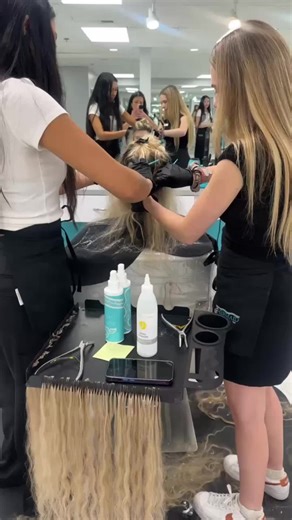 Although extensions are our specialty, our professional stylists are also able to add color and highlights to your natural hair so that extensions are virtually undetectable. We're a one stop shop for busy women, and we can't wait to meet you and do your hair!