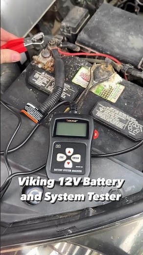 Viking 12V Digital Battery and System Tester | Harbor Freight #shorts