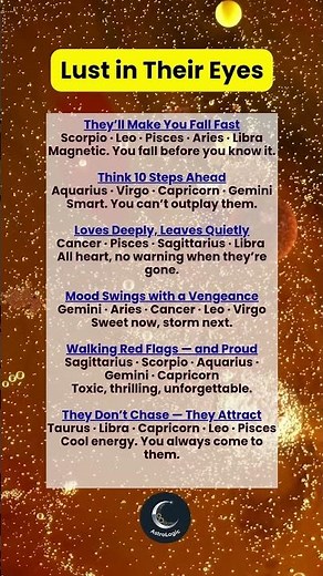 The Signs That Make You Fall Fast #astrology #horoscope #zodiac #trending #viral