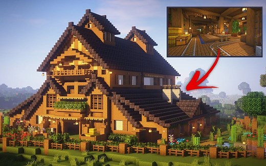 【建筑教程】带你造一个超实用农场小屋