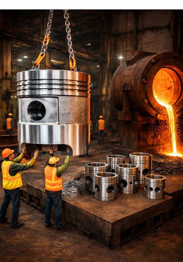 The Manufacturing Process of Caterpillar Engine Pistons