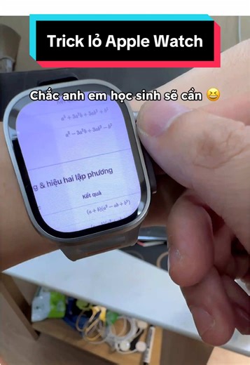 1 lý do mua Apple Watch. Tính năng có thể anh em hssv sẽ cần trên Apple Watch nè :))) #Applewatch #khanhhunter #watch #smartwatch