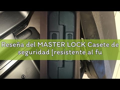 Reseña del MASTER LOCK Casete de seguridad [resistente al fuego y al agua] [grande/10L] [cerradura c