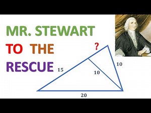 How to use Stewart's theorem without remembering it. Apollonius' and angle bisector theorems.