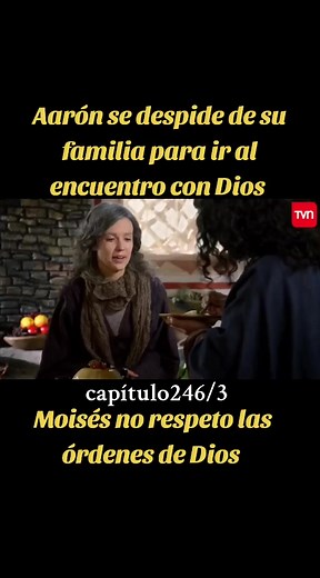 Aarón se despide de su familia y habla con Dios | Moisés y los Diez Mandamientos Capítulo 177