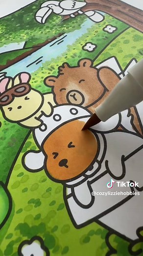 inspired by one of my favorite childhood shows 💛 wonderpets was one of my favorite shows growing up so when I saw this page, I knew what I needed to do 🥹 #wonderpets #coloringpage #cocowyo #coloringinspiration #coloringbooks