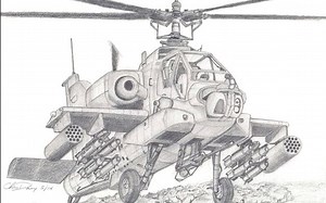 How to Draw an Apache Helicopter