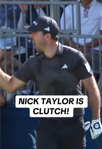 Epic Golf Eagle to Tie the Lead by Nick Taylor
