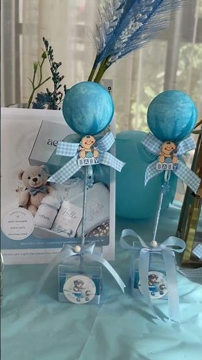Celebrate a newborn baby boy with luxury New Born Gifts in Dubai by Aetheria Gifts 💙✨ #dubaigifts