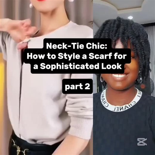 14 reactions | How to style a scarf for a sophisticated look. Fashion tips | Ruby's Fashion | Facebook