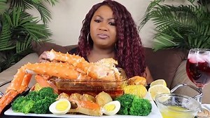 56K views · 959 reactions | SEAFOOD BOIL MUKBANG KING CRAB LEGS MUKBANG | Mukbang | Facebook