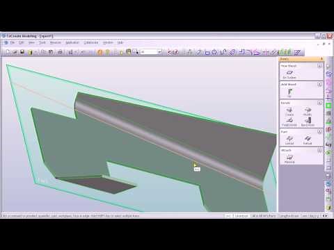 3D CAD: Creo Elements/Direct Modeling Base Sheet Functionality