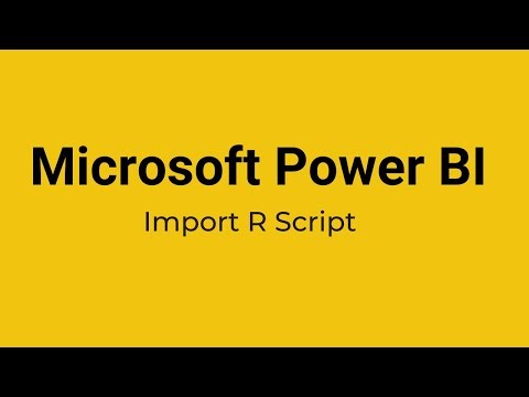 Power BI - How to Import R scripts in Power BI Desktop