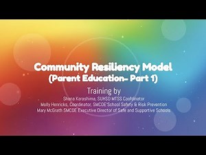 Community Resiliency Model (CRM)® Training: Part 1