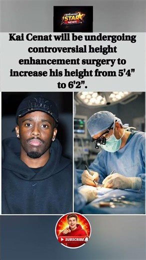 Kai Cenat reportedly getting height surgery: 5'4" to 6'2" 😳📏