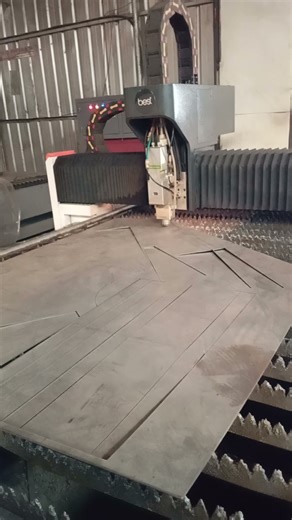 hopper cutting cnc fiver lager cutting Macint #cncmachine