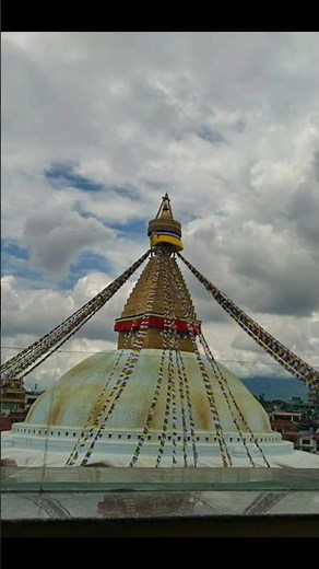 Walking Around Boudhanath Stupa
