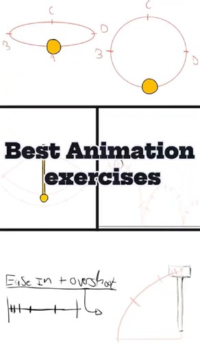Best 2D Animation exercises for beginners #animation #viral #digitalart #beginners #2danimation