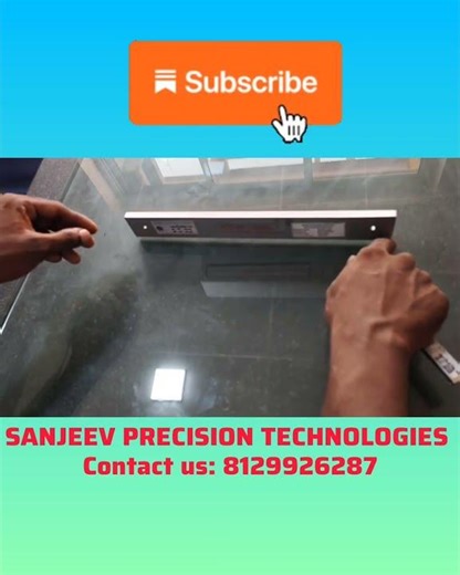 Checking the bend or flatness of glass is a critical quality control | #flatness, #bendchecking