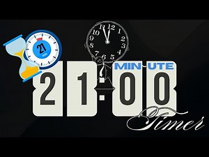⏱️ 21 Minute Timer | Countdown Timer with Alarm | Study Timer, Workout Timer, Pomodoro, No Ads