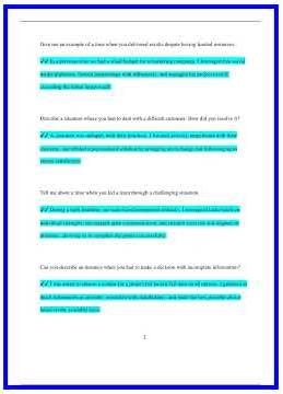 Amazon Behavioral Leadership Interview Questions Latest Version 100 Pass1949 636x882