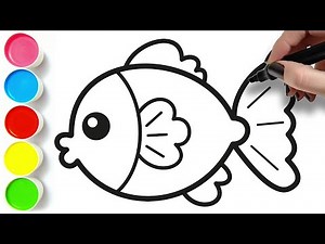HOW TO DRAW A FISH - Step by step easy drawings for beginners