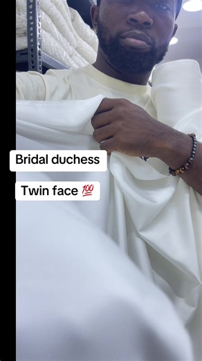 Bridal duchess silk offwhite colour