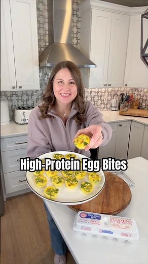 High-Protein Breakfast Egg Bites | Easy Make-Ahead Recipe