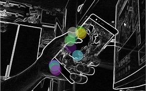 Processing--摄像头小球交互程序