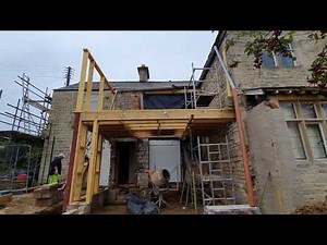 timber frame two storey extension build