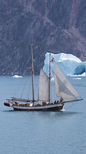 ~ Eastern Greenland 🇬🇱… Watch the full episode of our amazing Greenland adventure from the link in my bio. ⛵️… #greenland #sailing #adventure #drone #photography | Konsta Punkka Wildlife Photography