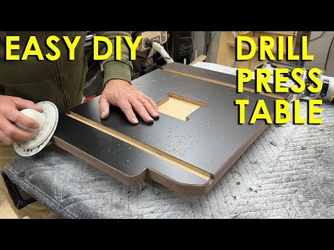 DIY Drill Press Table | Easy DIY Build!