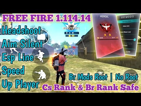 NEW FREE FIRE 1.114.14 LATEST FEATURES UPDATE BR MODS MENU AUTO HEADSHOOT 100% AIM SILENT FULL SAFE