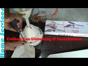 Ceiling Fan Installation | Super Asia Ceiling Fan Unboxing | Review