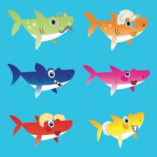 Free 2 use baby shark idióty animate green screen